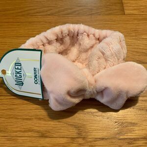 Wicked Pink Plush Spa Headband
